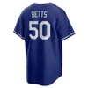 Neue benutzerdefinierte S-4XL 50 Mookie Betts Trikot 17 Shohei Ohtani 18 Yoshinobu Yamamoto Freddie Freeman Baseball Dodgers Clayton Kershaw James Outman Urias Männer Frauen Jugend