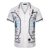 Amirri shirts Summer Mens Casual shirt Designer Shirts short Sleeve Amarr Brand printing US Size M-3XL