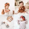 Headbands 12 Pack Baby Nylon Hairbands Bow Elastics Handmade Accessories for Girls born Infant Toddlers Kids 230202