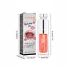 Lip Gloss Crystal Jelly Hidratante Óleo Hidratante Plumping Não-pegajoso Sexy Plump Glow Tinted Tratamento