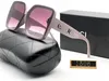 Designer de moda óculos de sol Óculos de sol homens homens vidros femininos lente uv400 unissex com tendência de moda de caixa