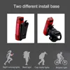 S MIni USB vélo arrière Rechargeable vélo feu arrière avertissement de sécurité nuit équitation vtt lampe 3 Modes d'éclairage lampe de poche 0202