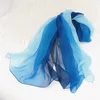 Scarves HUISHI Luxury Goods Brand Scarf Woman Muslim Hijab Silk Chiffon Female Shawl Gradient Color Poncho Bandana Fashion Wrap Sca