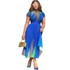Etniska kläder Afrikanska Klänningar För Kvinnor Elegant 2023 Dashiki Höst Vår Maxiklänning Dam Traditionell Fairy Dreaes