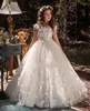 Girl Dresses Formal Occasion Butterfly Kids Flower First Communion Party Prom Princess Gown Bridesmaid Wedding With Train