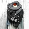 Sciarpe Donna Autunno e Inverno Moda Sciarpa Cotone Caldo Foulard Nuziale Babushka Amburgo Testa di seta