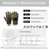 Gants de sport Tactique Militaire Tir Tactile Conception Protection Fitness Moto Chasse Plein Doigt Randonnée