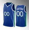 Dal Luka Doncic Basketball Jerseys Kyrie Irving Maverick Dirk Nowitzki Daniel Gafford Tim Hardaway Dereck Lively Jaden Hardy Josh Green Custom City Jersey