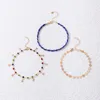 Anklets Summer Beach Multilayer Weave łańcuch na nodze kostki metalowe gwiazdy Tassel Charm Zestaw dla kobiet Buhemia Foot Jewelry