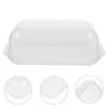 Plates Butter Dish Lid Container Holder Keeper Box Bread Plate Storage Dessert Serving Cheese Tray Cake Acrylic Cover Dishes Bowl Large