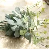 Decoratieve bloemen 52 cm/20.5in eucalyptus geldblad simulatie kunstmatige Noordse huwelijkshuiskamer decoratie planten decor