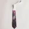 Bow Ties Male Original Design Groom Oil Painting Casual Pyrotechnic Student Emcee Tide Literary Tie English Fan Necktie