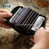 Кошельки для кожи сумасшедшие кожа для мужчин кошельки для карты RFID Кошельки для мужчин для мужских картеров с держателями карты женский кошелек 0204/23