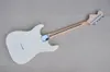 6 strängar Cream Electric Guitar med Maple Fretboard SSS Pickups Black PickGuard Customizable