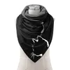 Sjaals mode sjaals vrouwen afdrukken wrap knop warm casual zacht sjaal litteken voor nek peuter