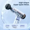 Full Body Massager abdo Massage Gun Portable Percussion Pistol Massager For Body Neck Deep Tissue Muscle Relaxation Gout Pain Relief Fitness 230203