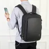 Рюкзак 156 дюймов для ноутбука, мужской школьный бизнес-ноутбук Mochila, водонепроницаемый рюкзак, сумки для зарядки через USB, дорожный рюкзак 230204