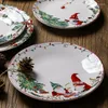 Plates Kitchen Accessories Christmas Tableware Dishes Creative Dining Tables Meal Tray Luxury Table Dinner Set Plate Dish