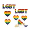 Pins Broches Ontwerp Emaille Lgbt Pride Voor Vrouwen Mannen Homo Lesbisch Regenboog Liefde Reversspeldjes Badge Mode-sieraden Accessoires In Bk Dr Otxm0