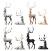Party Decoration Modern Reindeer Ornament Statue Home Decor Office Wine Cabinet Window