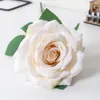 Dekorative Blumen Single Big Flower Head Seide Künstliche Rose Hochzeitsfeier Dekoration Bouquet Room Garten Tisch Top DIY FAKE FAKE