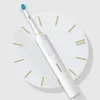 Spazzolino denti azdent sonoro perpancitura elettrica a 3 modalità superiora spazzola per denti pulite USB con scatola da viaggio 4 teste di ricambio per adulti 230203