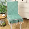 Chair Covers Dining Table Cushion Set Cloth Simple Chinese Integrated Household One-piece Non-slip Stool Cover