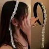 Clipes de cabelo Barrettes simples assimetria tassel bandana de cabeça de luxo Bandas de cabelo de cristal de luxo não deslizamento para mulheres acessórios de argola de moda