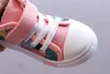 Sneakers Scarpe di tela per bambini Primavera Moda Bambini Gran Bretagna Traspirante Assortiti Casual Ragazze High-top Lattice Sneaker 230203