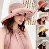 Wide Brim Hats Sun Hat UV Protection Skin Friendly Women Bucket Summer Gorras Protect Travel Straw Beach Para Mujer