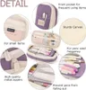 قلم رصاص أكياس Kawaii Purple Pencil Cases BACK BACK BACK BACK BACK FOR FOR Girls Office Student Student Organizer SCHOO6527136