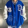 Giacche da uomo Primavera Lettera Giacche ricamate Cappotto da donna Y2K Street Hip Hop Coppia Uniforme da baseball Tendenza Giacca casual da tutto il mondo 230203