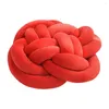 Pillow Durable Throw Thickened Fully Filled Cozy DIY Hand Knot Back 14 Colors Chair Mat For Home