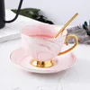 Cups Saucers Nordic Ceramic Coffee Cup And Saucer Set Modern Luxury High Quality Home Creativity Platillo De Taza Mugs Cute