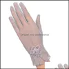 5本の指の手袋ファッション女性ミトンヴィンテージゴスパーティーサンプロテクションホロウアウトセクシードレッシングレースドロップデリバリーアクセサーotakz