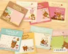 Dekorativa objekt Figurer 40pcslot Rilakkuma Notepad Sticky Note Memo Message Post Avtagbart självhäftande papper grossist 230204