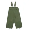 Men's Pants 2023 Mens Black Green Loose Overalls Fashion Men's One-piece Male Casual Pocket Jumpsuits Hip Hop Bib