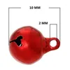 Decorações de Natal 50pcs Kits de artesanato e suprimentos aleatórios de colorido Jingle Sells/Small Bell/Mini Bell/Tinkle Bell -10mm