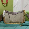 WIth Box 3A quality Designers Crescent OPHIDIA bag fashion Shoulder ToteS Hobo crossbody Bags womens Small handbag Luxury Mini Cross Body totes Purse wallet 735145