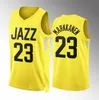 Jazzs Lauri Markkanen Clarkson Basketball Jerseys Retro Men Walker Kessler Kelly Olynyk Rudy Gay Collin Sexton Udoka Azubuike City Jersey