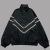 Mens Jackets Hip Hop Reflective Rands Harajuku Patchwork Zipper Windbreaker Streetwear Casual Loose Varsity Coats Unisex Blue 230203