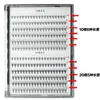 つけまつげ 240 バンドルミンクまつげエクステンションナチュラル 3D ロシアボリュームフェイク個別 20D クラスターまつげメイクアップ CiliaFalse