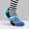 Chaussettes de sport Stripe Cycling Elastic Fit Compression professionnelle Saine Confortable Améliorer la force musculaire