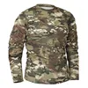 T-shirts voor heren mannen lange mouw tactische camouflage t-shirt lente herfst snel drogen militair leger shirt tops merk kleding camisa masculina 230203