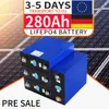 Nouveau Lifepo4 280Ah 1/4 pièces 3.2V Grade A 280AH Lithium fer Phosphate batterie bricolage RV batterie et système de stockage d'énergie solaire