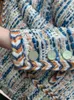 Giacche da donna Piccola giacca di tweed da donna autunnale profumata Cappotto corto 2023 Designer da donna O Collo Fashion Weave Green Button Capispalla