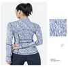 Actieve shirts herfst winter dames yoga front zipper lange mouw top sportkleding sporten winddichte jas ademende loopjas