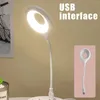 Bordslampor lampa pekar kontroll USB LED -skrivbordsögonskydd Dimning Learning Night Light Portable Creative Pen Holder Study