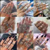 Klusterringar Bohemian Antique Sier Midi Finger Set f￶r kvinnor Crystal Diamond Turtle Cross Lotus Knuckle Fashion Jewelry In Bk Drop D otzbq