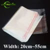 Packaging Bags 100pcs 20~55cm Width Clear OPP Self Adhesive Bag Transparent Clothes Shoes T-shirt Socks Underwear Bra Gift Packaging Pouches 230204